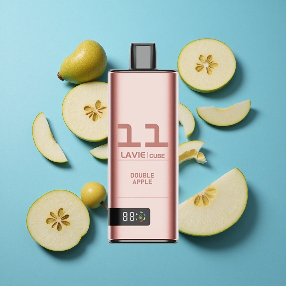 Lavie Cube 20000 Puffs Doppelapfel Typ C 600mAh