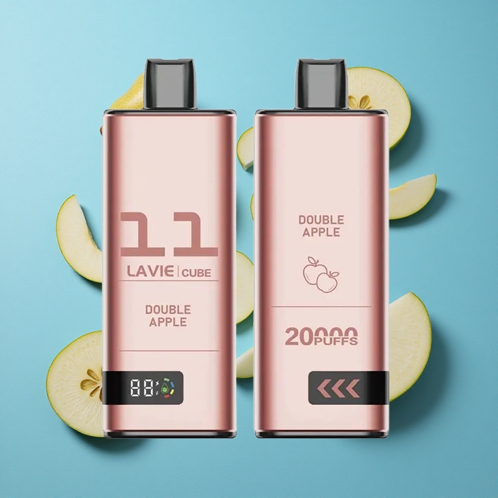 Lavie Cube 20000 Puffs Doppelapfel Typ C 600mAh