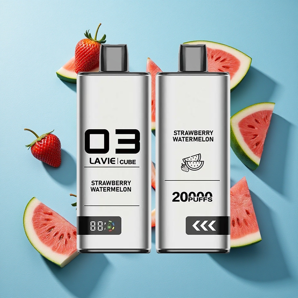 Lavie Cube 20000 Puffs Einweg-Vape Erdbeer-Wassermelone 28ML Typ C