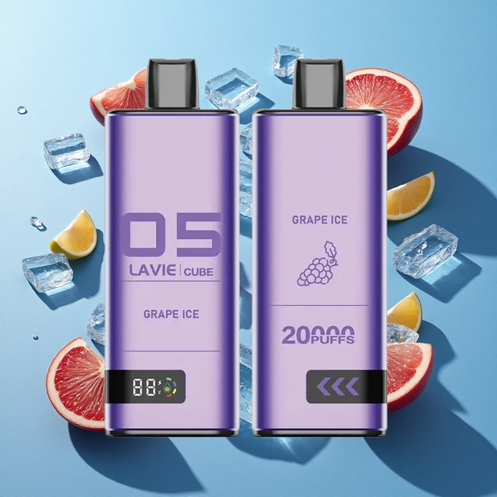 Lavie Cube 20000 Puffs Einweg-Vape Trauben-Eis 28ML Typ C