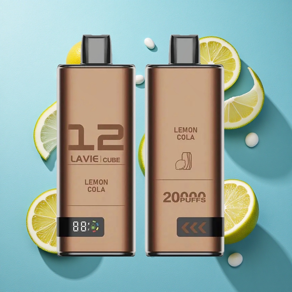 Lavie Cube 20000 Puffs Einweg-Vape Zitronen-Cola 28ML Typ C