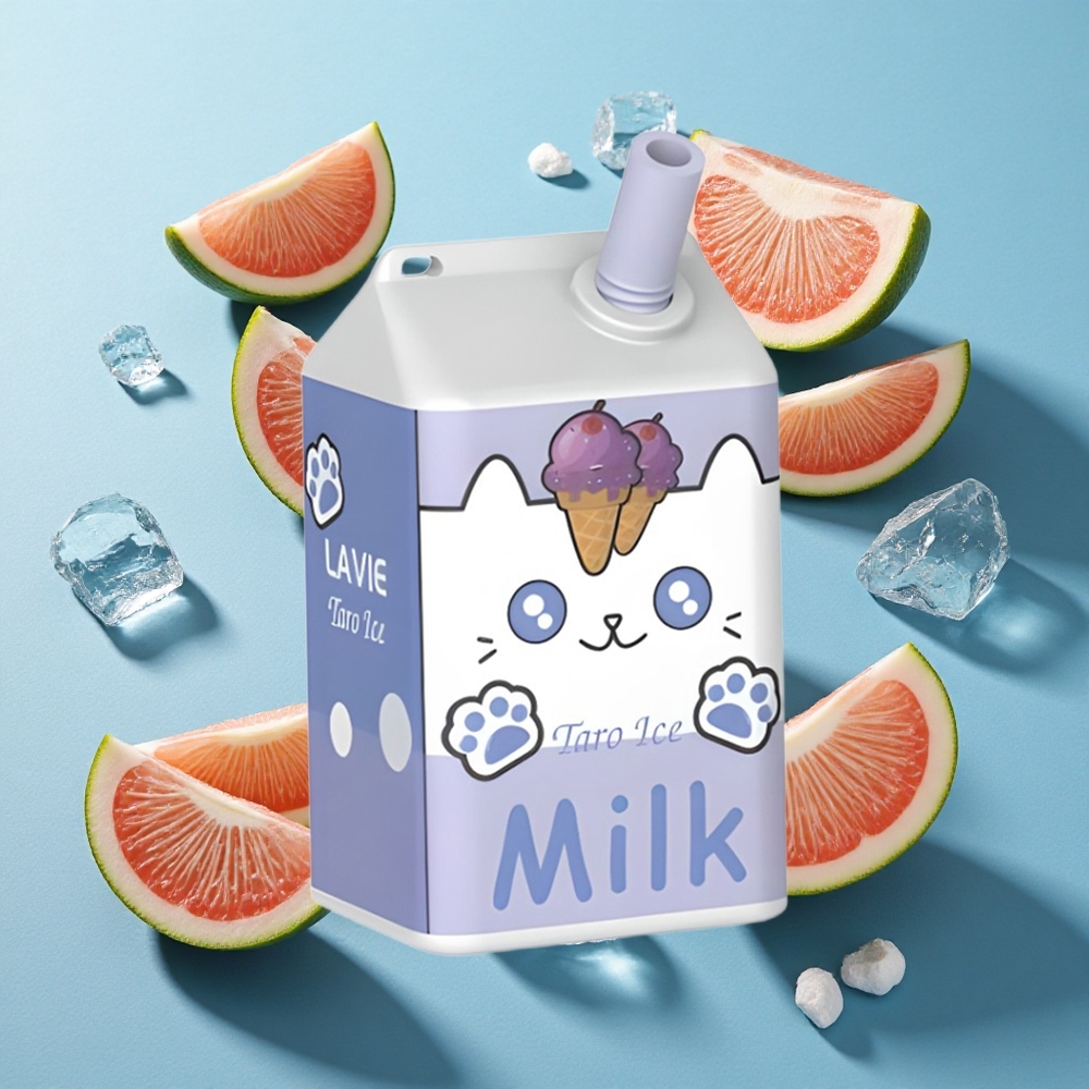 LAVIE Milch 7000 Puffs 16ML Taro-Eis Typ-C Aufladbar