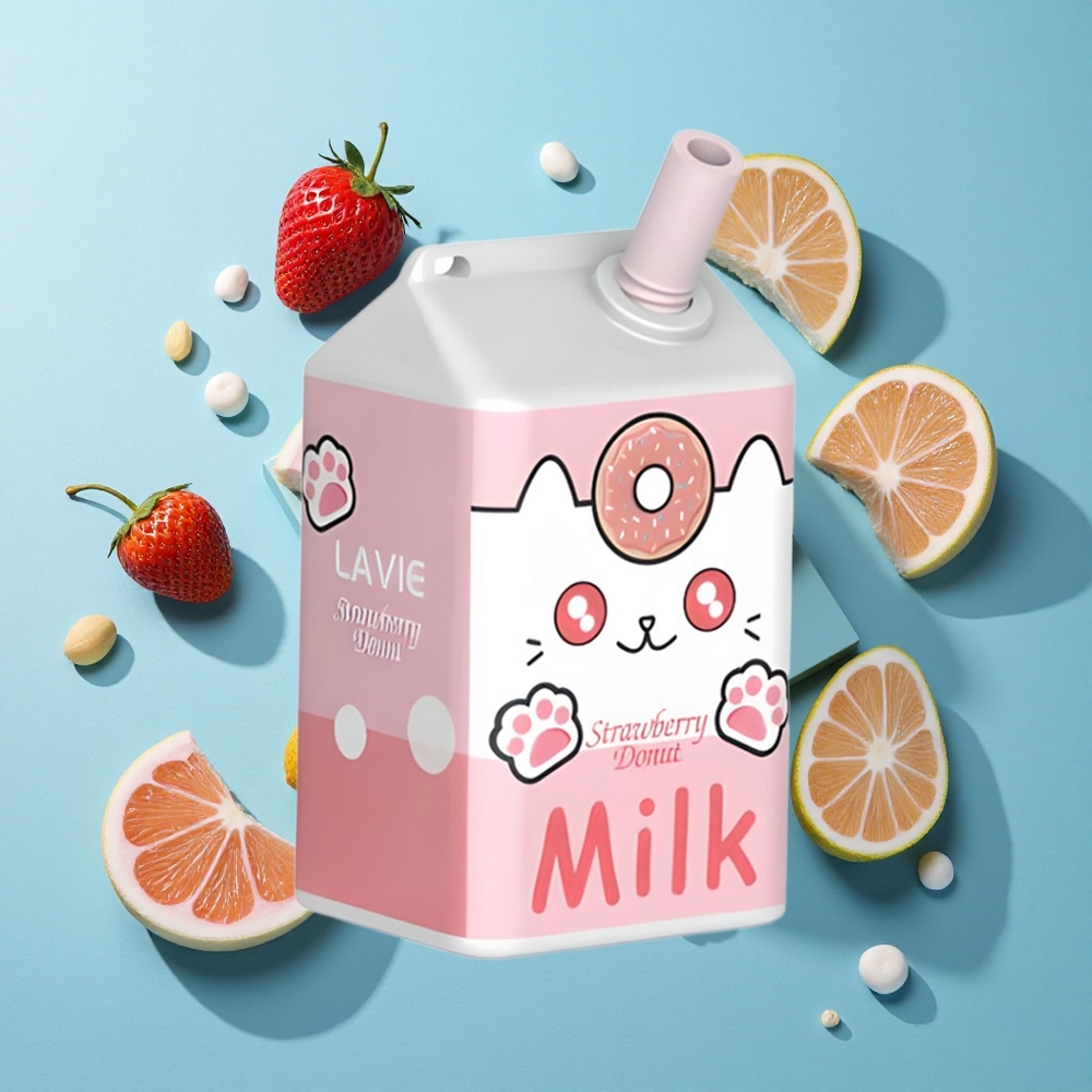 LAVIE Milch 7000 Puffs Erdbeer-Donut 16ML 600mAh Typ C