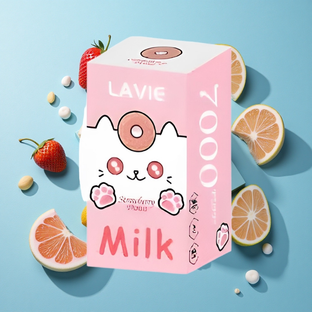 LAVIE Milch 7000 Puffs Erdbeer-Donut 16ML 600mAh Typ C