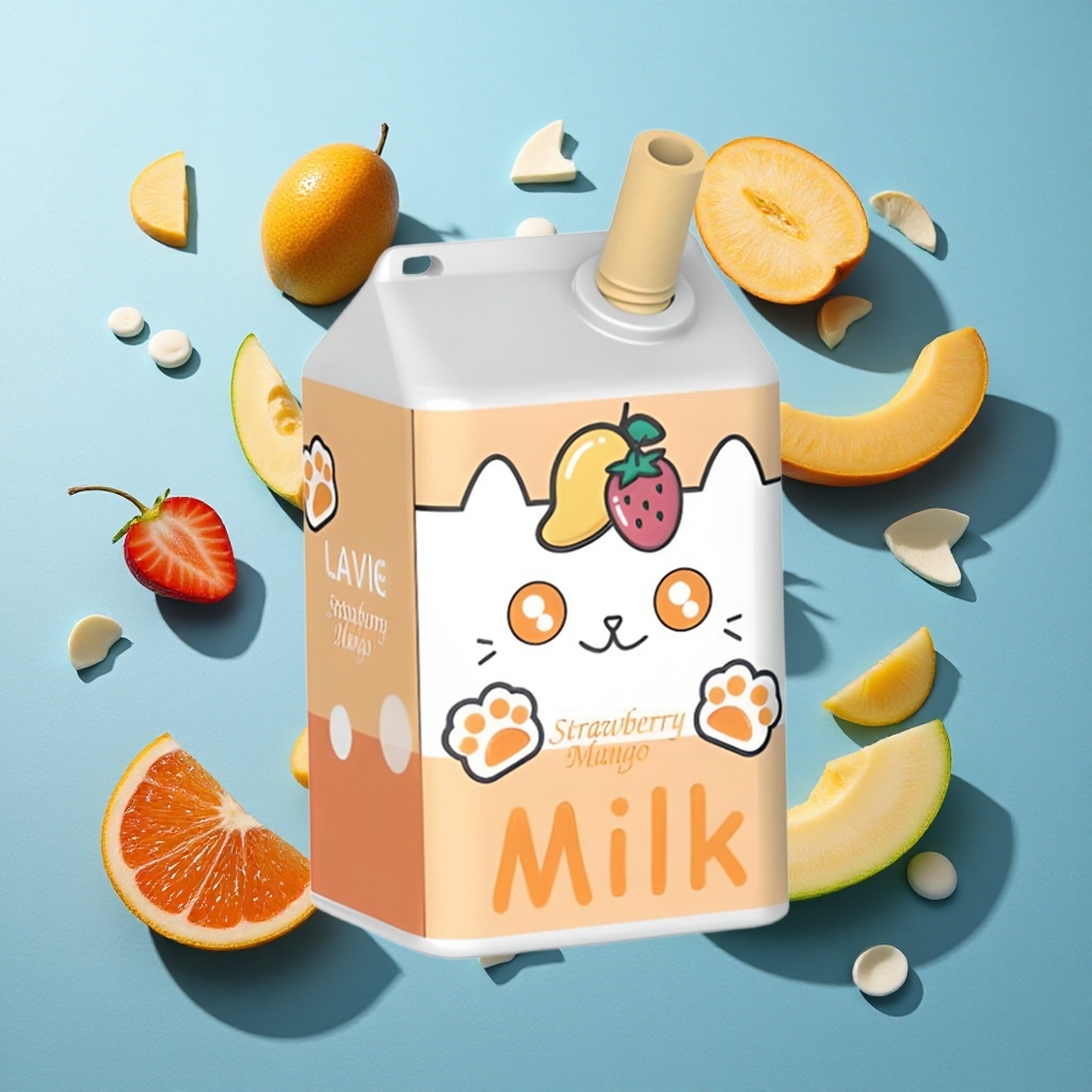 LAVIE Milch 7000 Puffs Erdbeer Mango 16ML Typ C