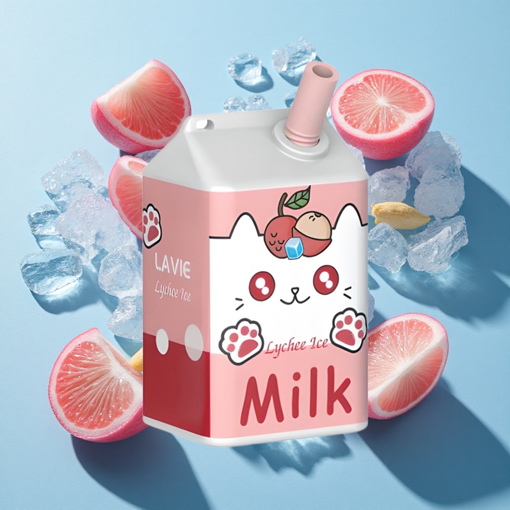 LAVIE Milch 7000 Puffs Lychee-Eis Einweg-Vape 16ML 600mAh