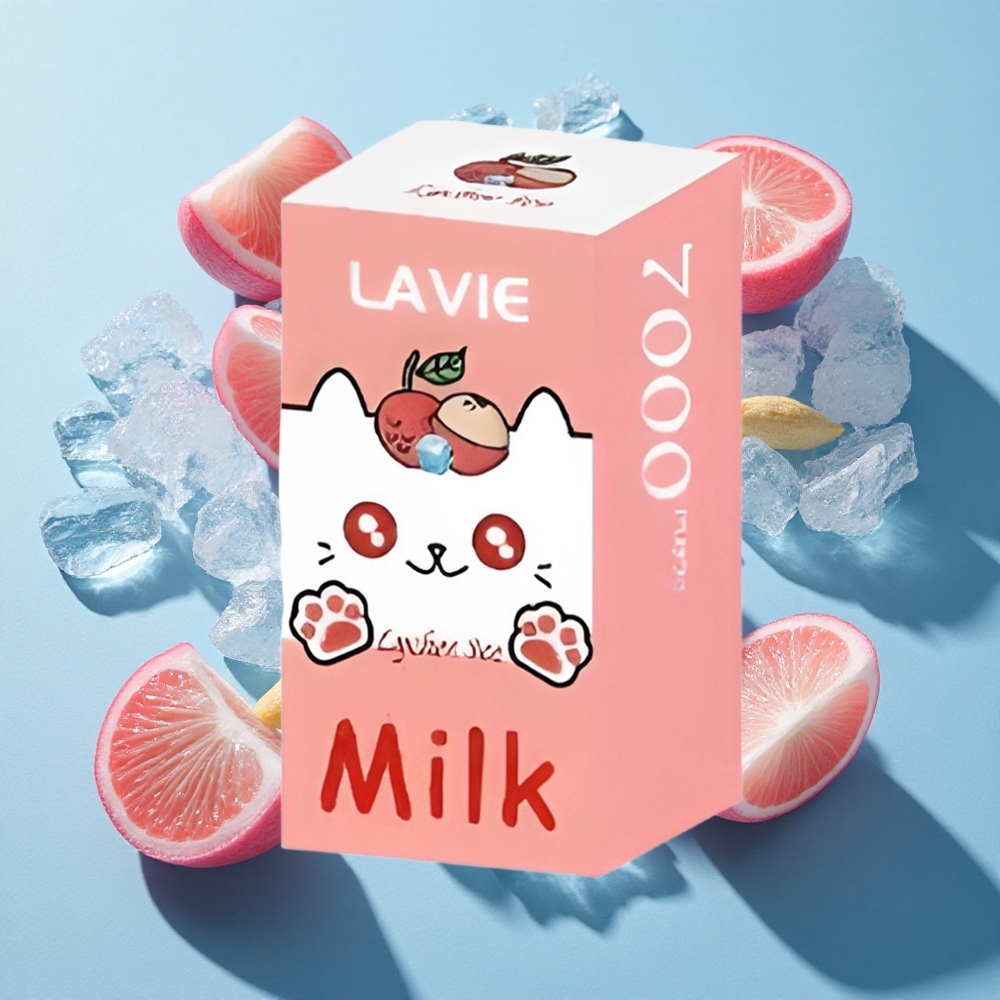 LAVIE Milch 7000 Puffs Lychee-Eis Einweg-Vape 16ML 600mAh