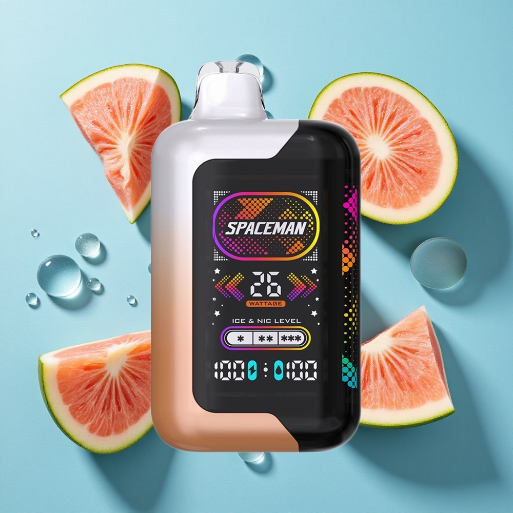 SMOK SPACEMAN SP40000 40000 Puffs saftiger Pfirsich Wassermelone