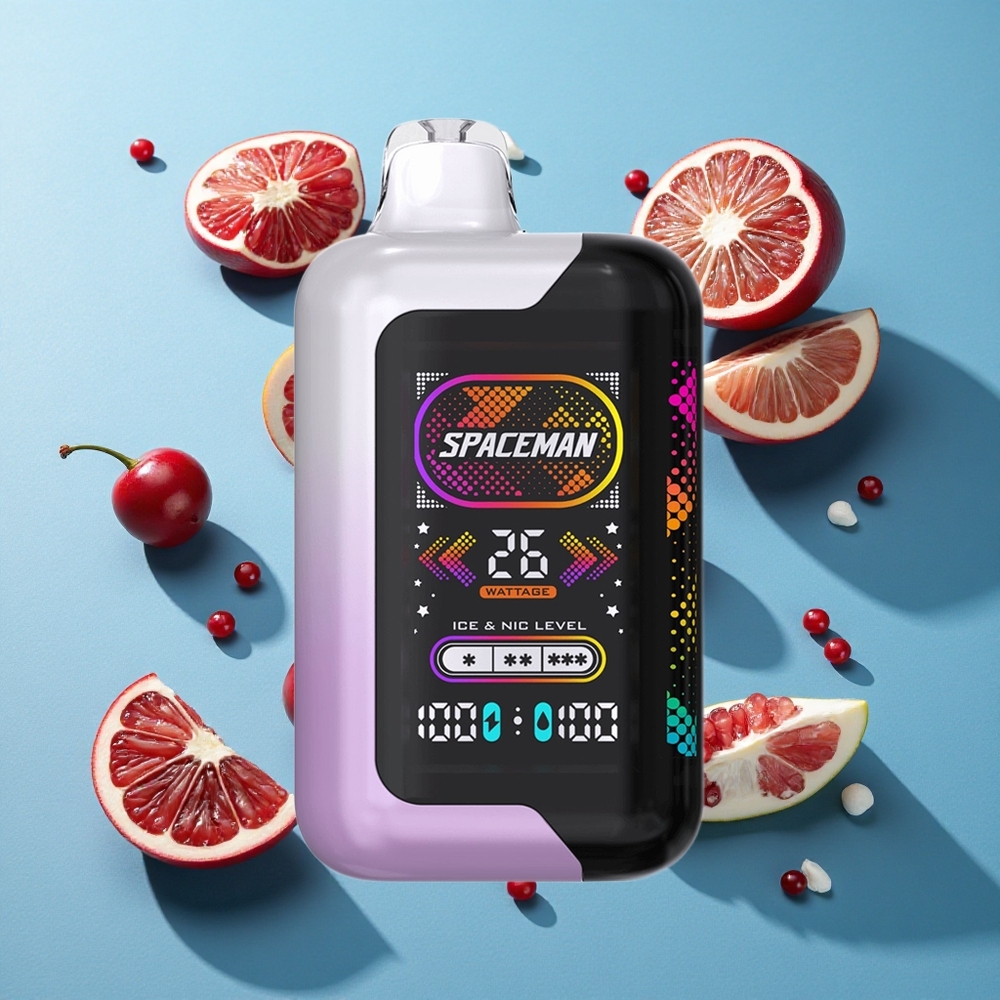 SMOK SPACEMAN SP40000 Einweg-Vape Kirsche Granatapfel mit 20ml E-Liquid und 40000 Puffs