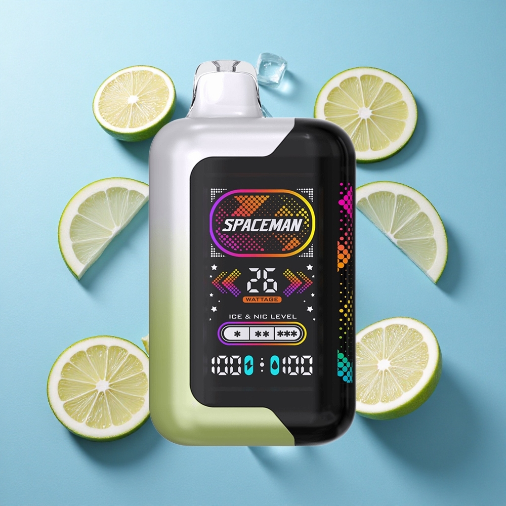 SMOK SPACEMAN SP40000 Einweg-Vape Weiße Traube Eis mit 40000 Puffs und 20ml E-Liquid-Kapazität