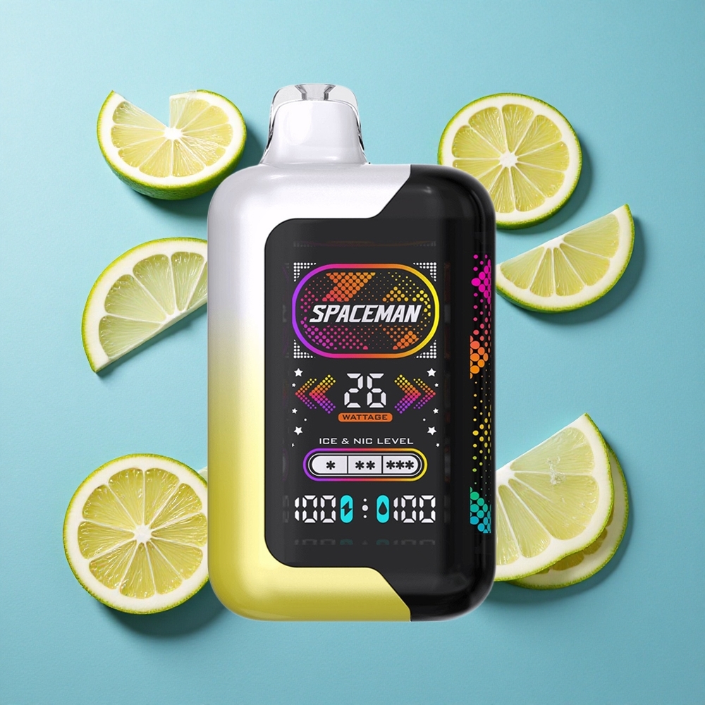 SMOK SPACEMAN SP40000 Einweg-Vape Zitrone Pop mit 40000 Puffs und 20ml E-Liquid-Kapazität
