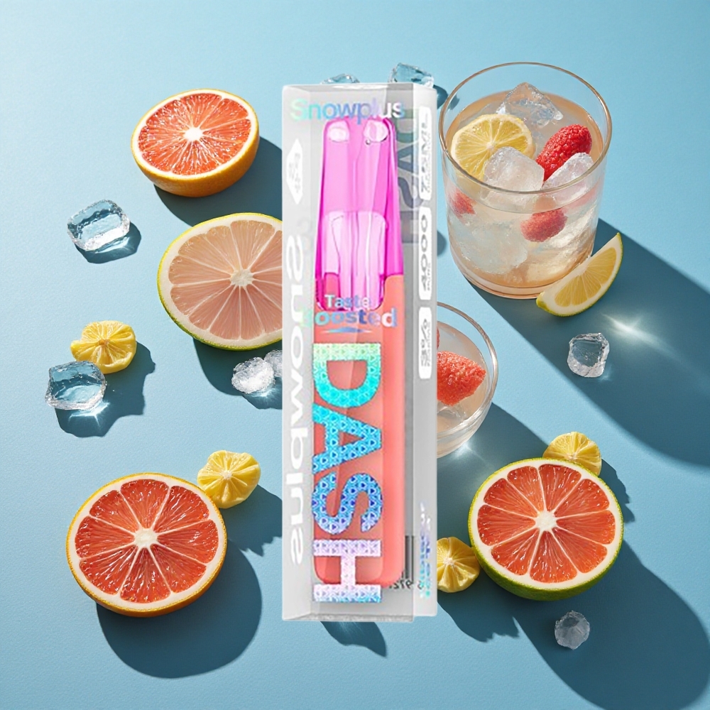 Snowplus Dash 4000 Puffs Einweg-Gerät Hibiskus-Eistee mit Keramik-Atomizer und 7,5 ml E-Liquid