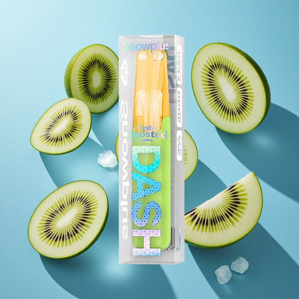 Snowplus Dash 4000 Puffs Keramik-Akkusystem Kiwi-Eis