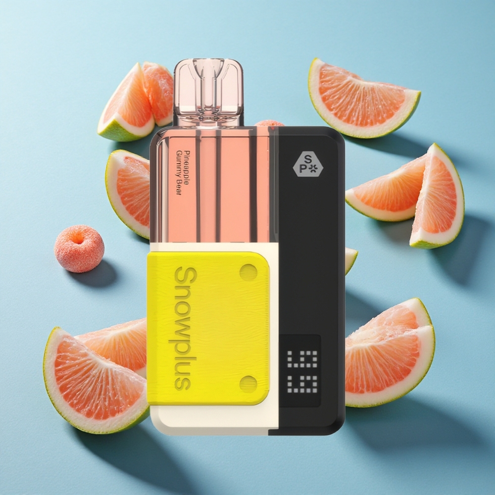 Snowplus Swift 15000 Puffs Pod Kit Ananas Gummibärchen mit Dual-Mesh Verdampfer und 1000 mAh Akku