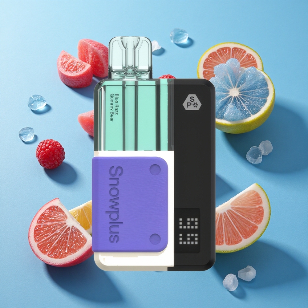 Snowplus Swift 15000 Puffs Pod Kit Blaue Gummibärchen mit 1000 mAh Akku und 2+10 ml Nachfüllset