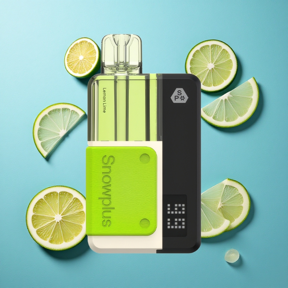 Snowplus Swift 15000 Puffs Pod Kit Zitrone Limette mit wiederverwendbarem Akku und austauschbarem 2+10 ml Nachfüllset