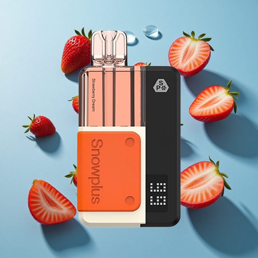 Snowplus Swift 5000 Puffs Vorgefülltes Pod-Kit Erdbeertraum mit Dual-Mesh-Zerstäuber und 1000 mAh Akku