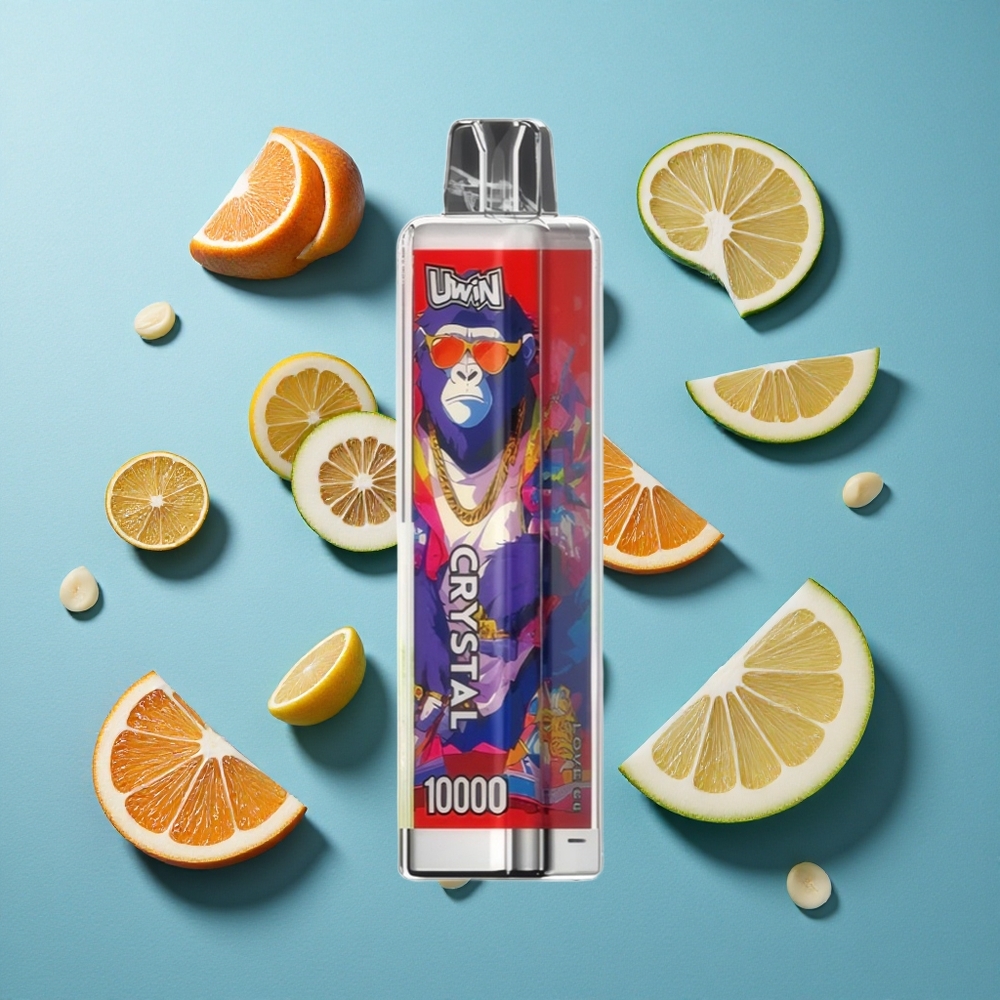 Uwin Crystal 10000 Puffs Liebe 66 mit 18ml E-Liquid und RGB-Lichtern