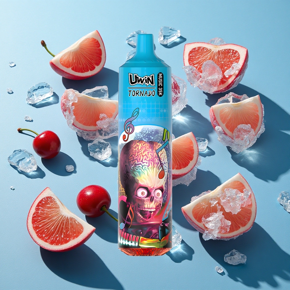 Uwin Tornado 35K Kirsch-Eis mit 35000 Puffs und 600mAh Akku