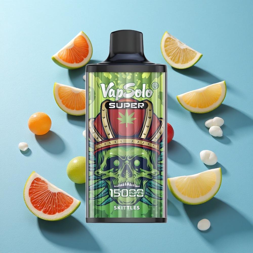 Vapsolo Super 15000 Puffs 40ml E-Liquid Einweg-Vape Skittles