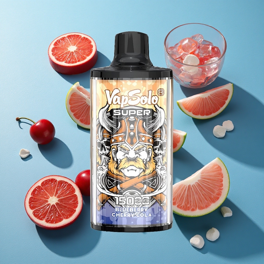 Vapsolo Super 15000 Puffs 40ml Kirschcola
