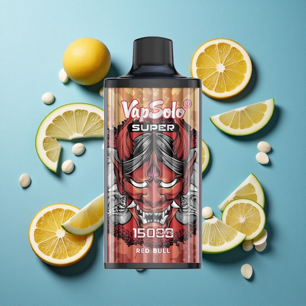 Vapsolo Super 15000 Puffs Wegwerf-Vape Red Bull mit 40ml E-Liquid und 850mah Mesh Coil