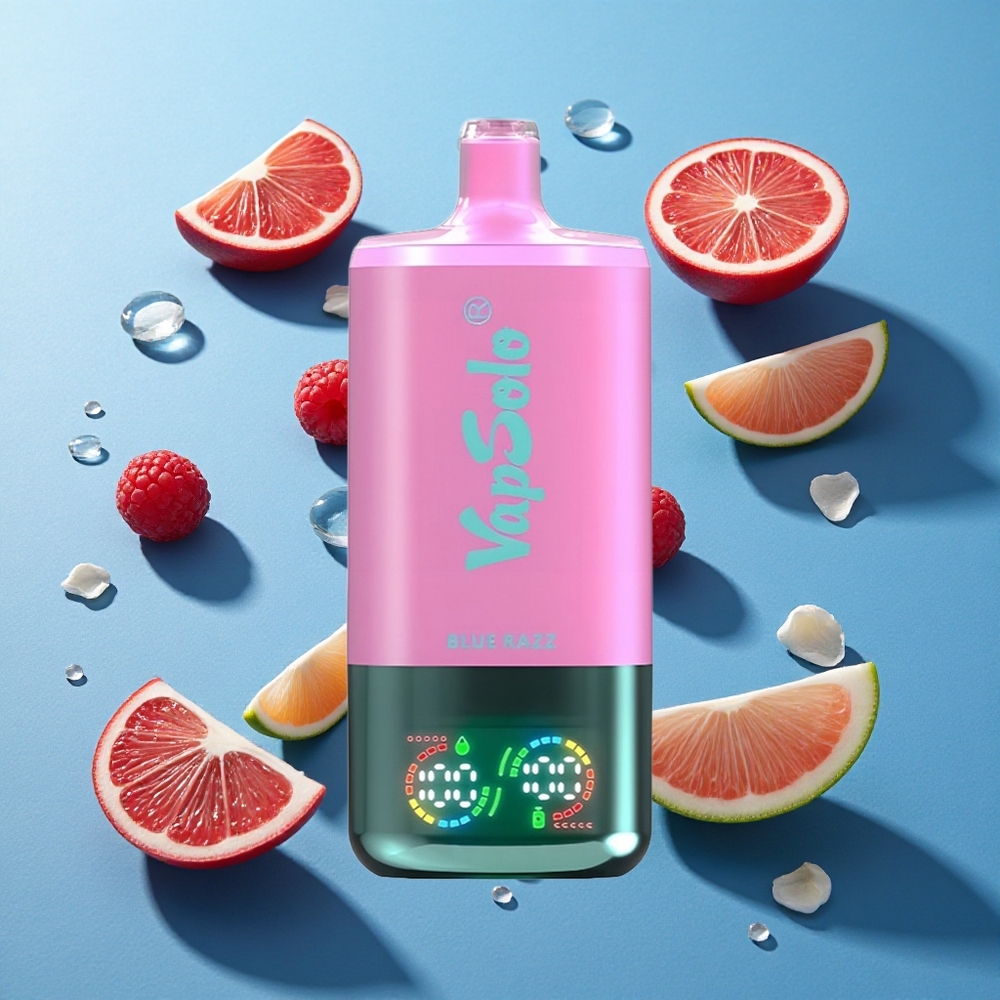 VapSolo Triple 30000 Puffs 40ml Blau-Razz