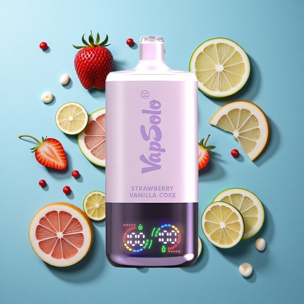VapSolo Triple 30000 Puffs 40ml Erdbeer Vanille Cola