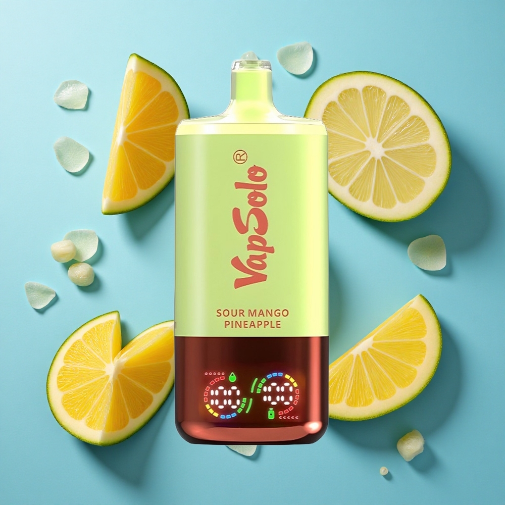 VapSolo Triple 30000 Puffs 40ml Saure Mango-Ananas