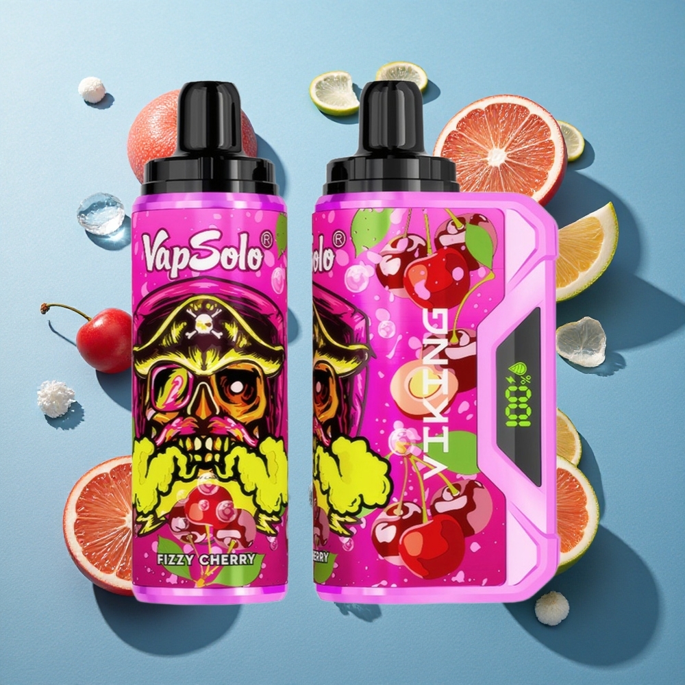 VapSolo VIKING 12000 Puffs 22ml Sprudelnde Kirsche