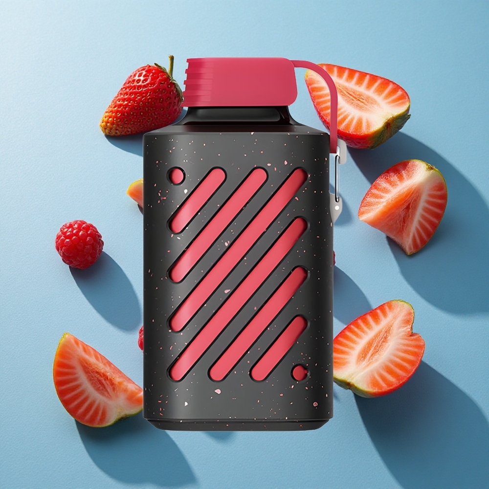 VOZOL GEAR 10000 Einweg-Vape Erdbeere Himbeere mit 10000 Puffs und 20 ml E-Liquid