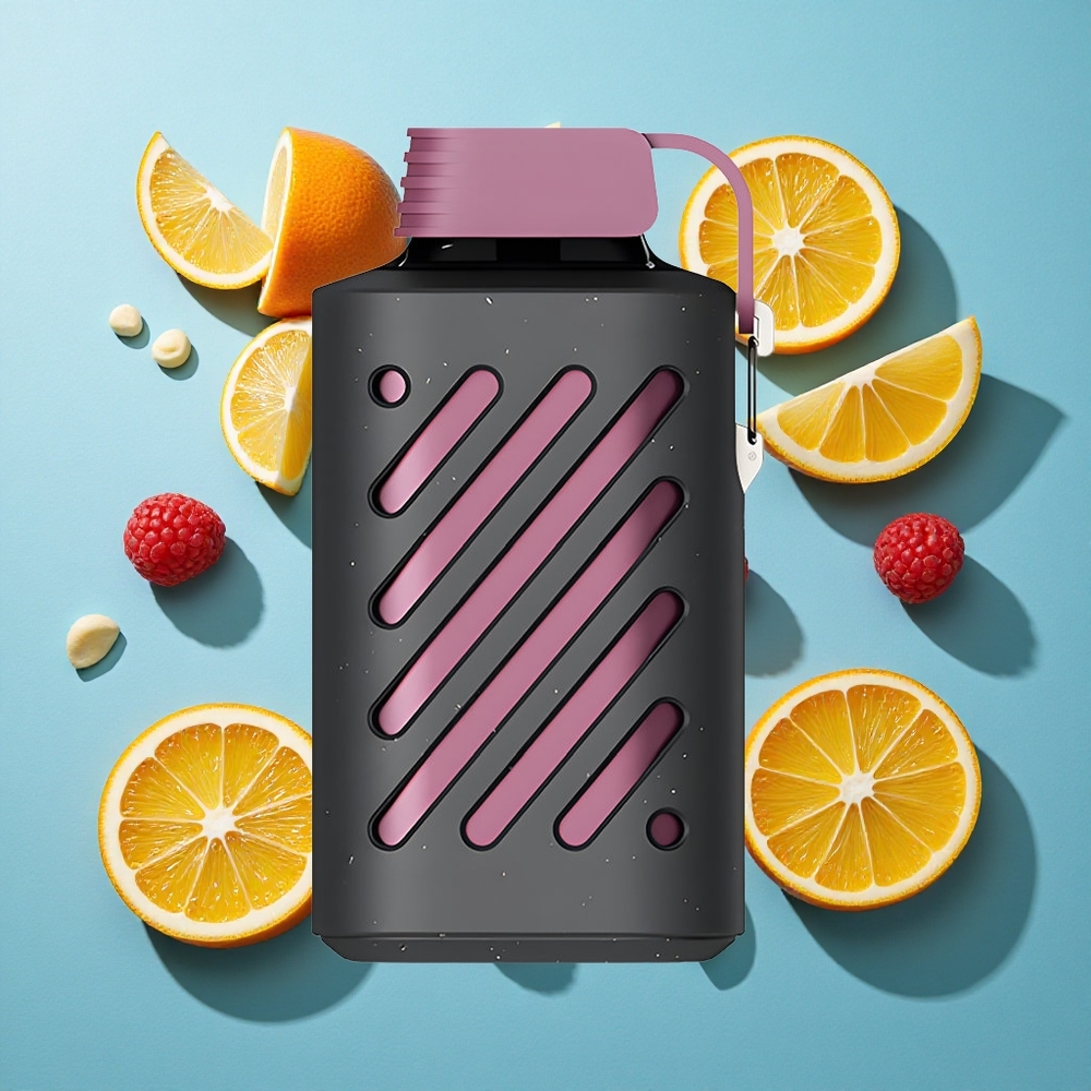 VOZOL GEAR 10000 Einweg-Vape Passionsfrucht Himbeere Mandarine mit 10000 Puffs und 20 ml E-Liquid-Kapazität