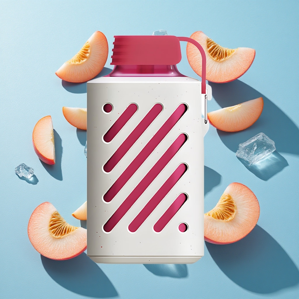 VOZOL GEAR 10000 Einweg-Vape Pfirsich Eis mit 10000 Puffs und 20 ml E-Liquid-Kapazität