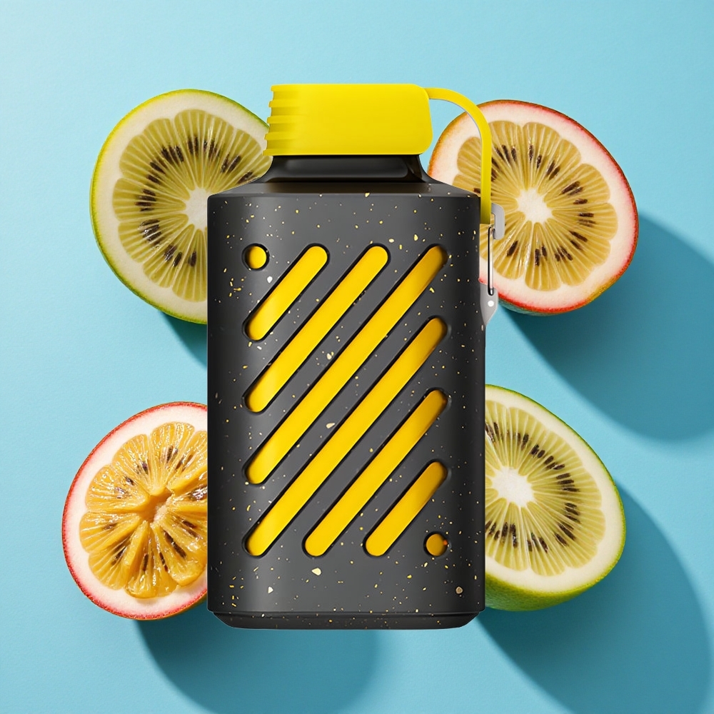 VOZOL GEAR 10000 Wegwerf-Vape Kiwi Passionsfrucht Guave mit 10000 Puffs und 20 ml E-Liquid-Kapazität