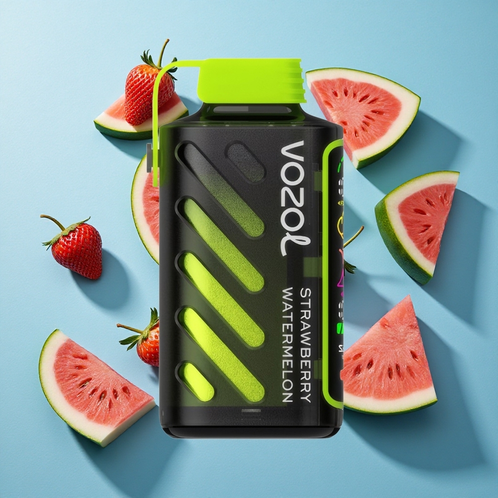 VOZOL Gear Power 20000 Puffs Doppel-Mesh Coil 20mL Erdbeer-Wassermelone
