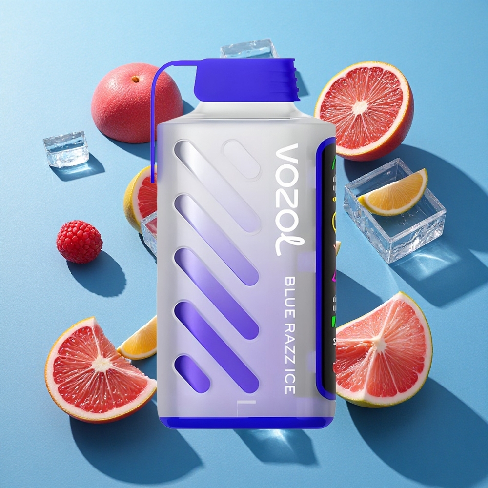 VOZOL Gear Power 20000 Puffs Dual-Mesh-Coil Blaue Himbeere Eis