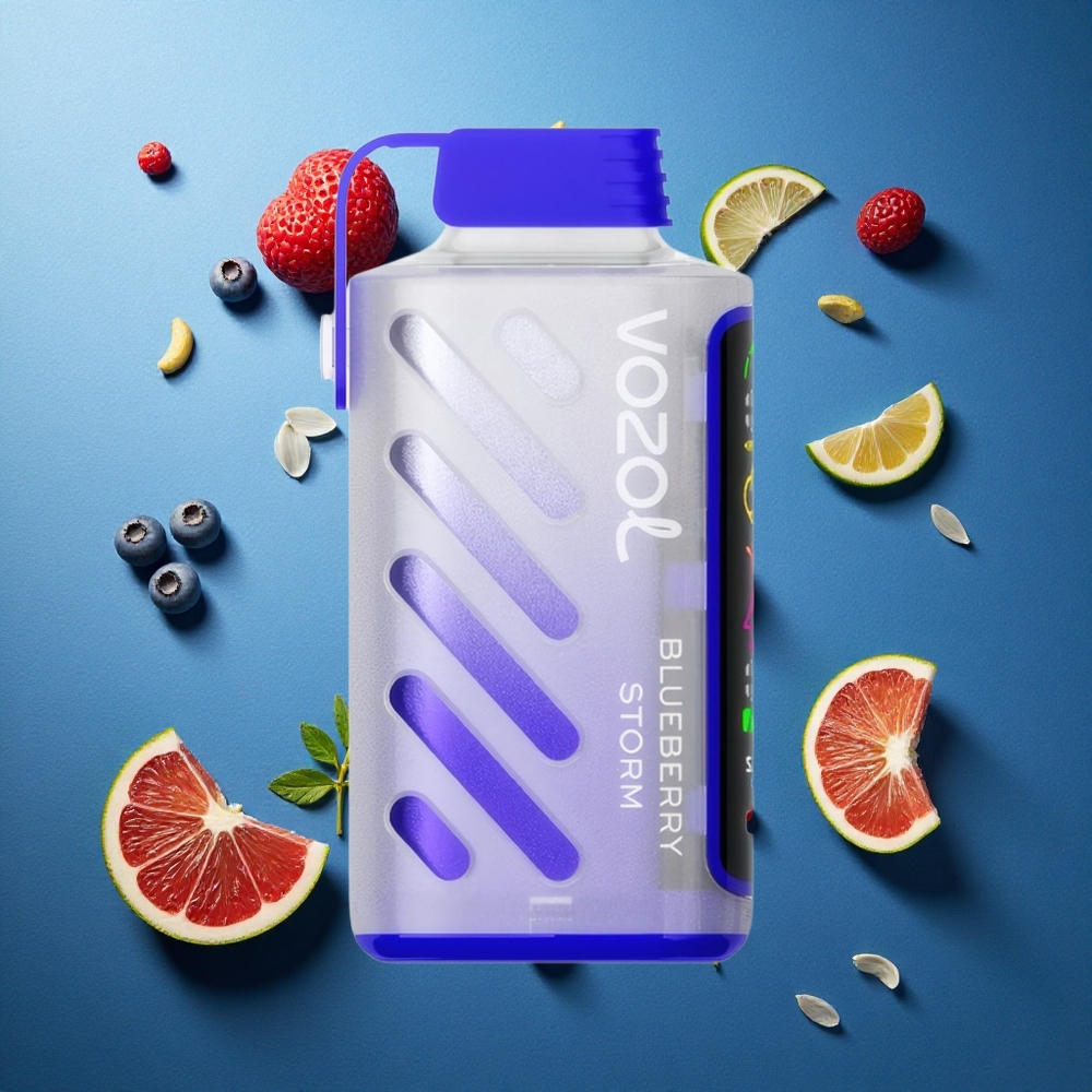 VOZOL Gear Power 20000 Puffs Dual-Mesh-Coil Einweg-Vape Blaubeer-Sturm