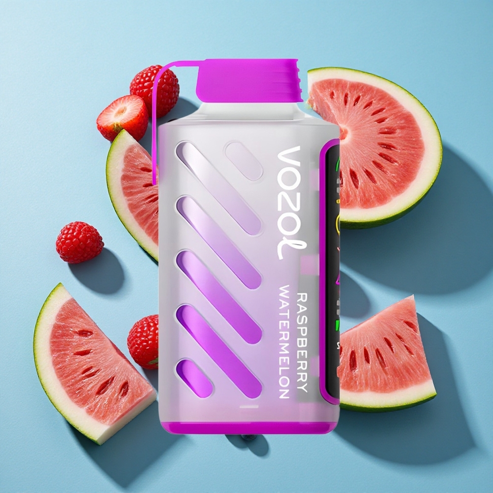 VOZOL Gear Power 20000 Puffs Dual Mesh Coil Vollbild-Display Himbeere Wassermelone