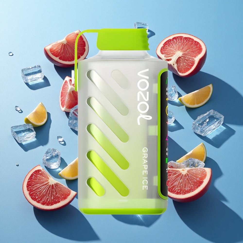 VOZOL Gear Power 20000 Puffs Vollbild-Display Einweg-Vape Eisige Traube