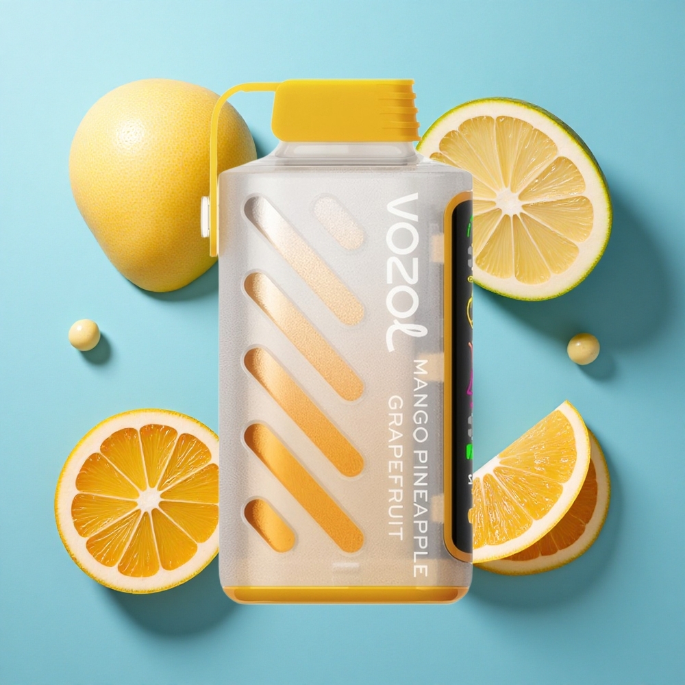 VOZOL Gear Power 20000 Puffs Vollbild-Display Mango Ananas Grapefruit