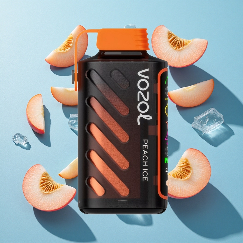 VOZOL Gear Power 20000 Puffs Vollbild-Display Pfirsich Eis