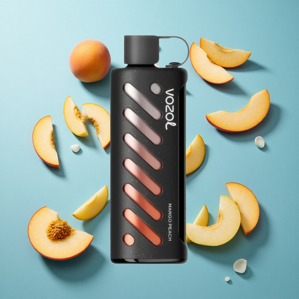 VOZOL Gear Shisha 25000 Puffs Dual Mesh Doppelmodus Mango-Pfirsich
