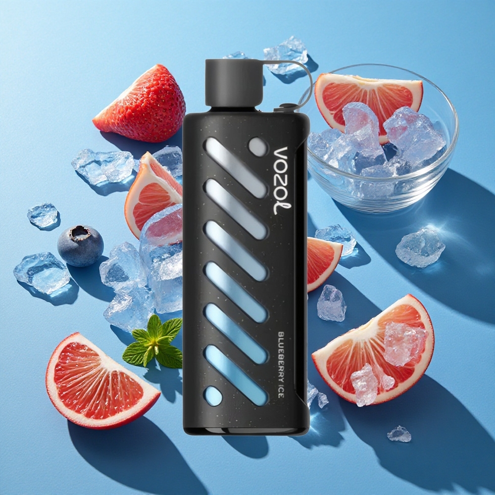 VOZOL Gear Shisha 25000 Puffs Dual Mesh Dual Modes Blaubeer-Eis