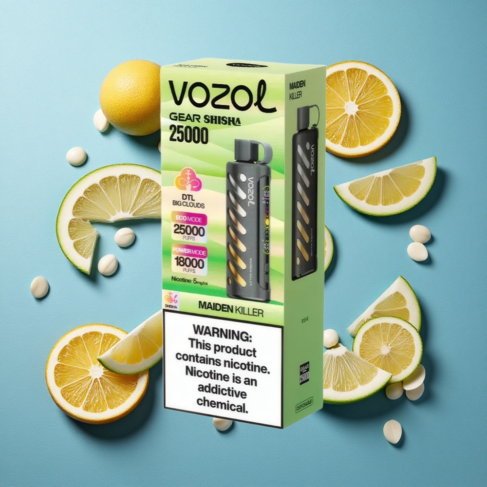 VOZOL Gear Shisha 25000 Puffs Dual Mesh Dual Modes Maiden Killer