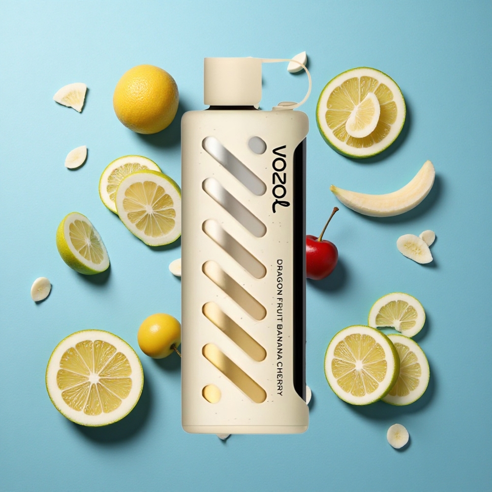 VOZOL Gear Shisha 25000 Puffs Duale Modi Drachenfrucht Banane Kirsche