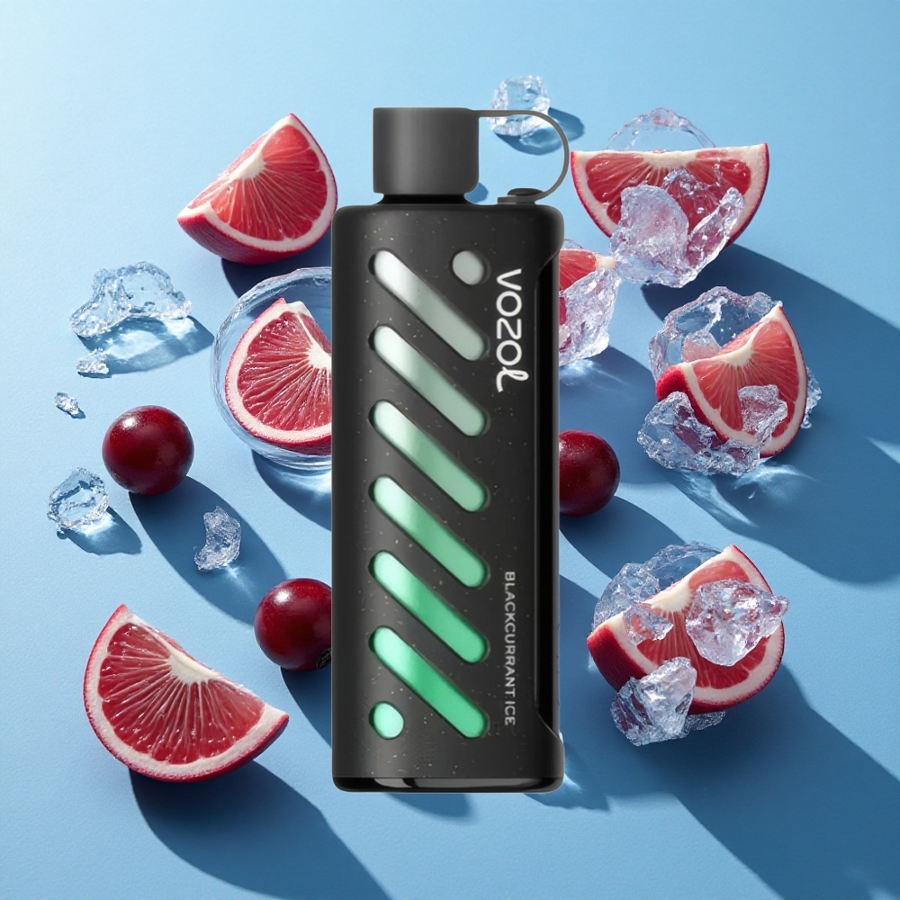 VOZOL Gear Shisha 25000 Puffs Duale Modi Schwarze Johannisbeere Eis