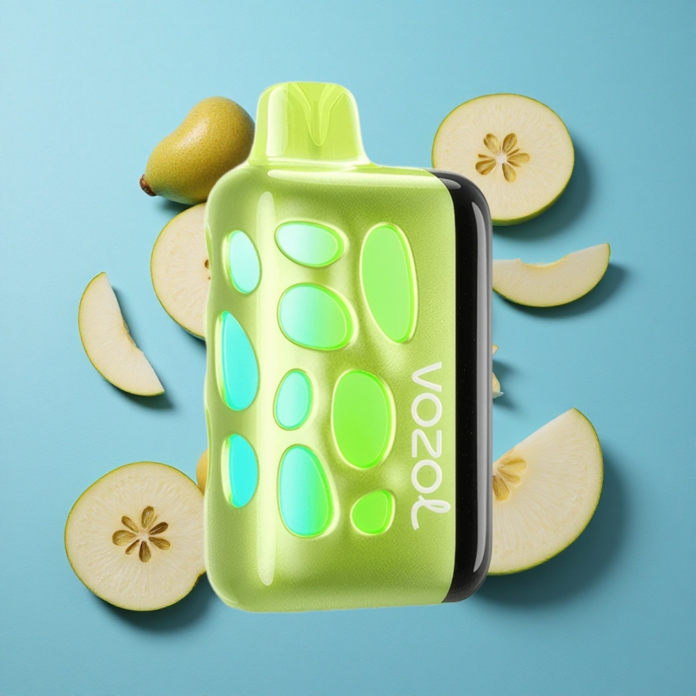 VOZOL RAVE 40000 Einweg-Vape Doppelapfel mit 1000mAh Akku und Beat-Synced Party-Modus