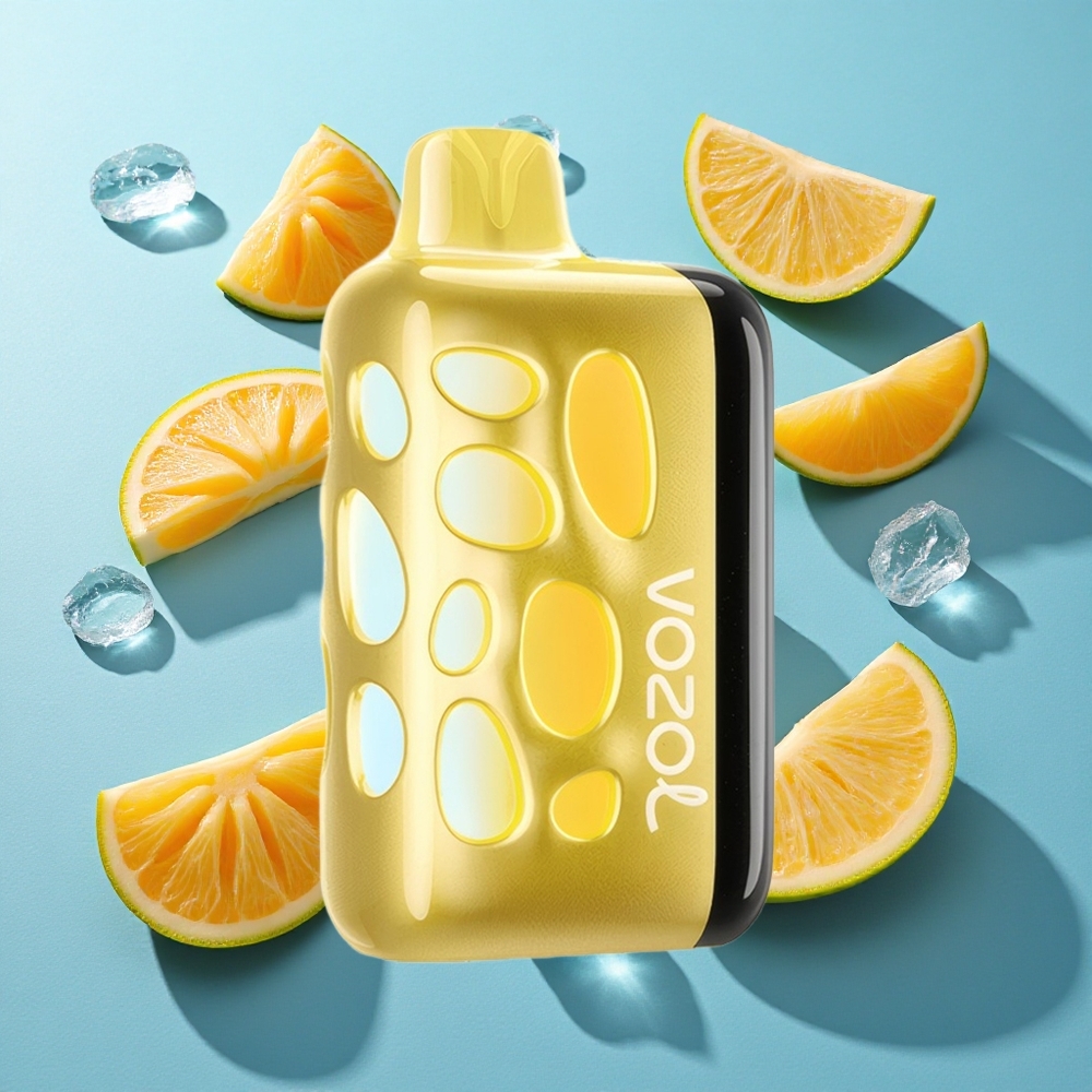 VOZOL RAVE 40000 Einweg-Vape Mango-Eis mit 270-Grad-Vibrant-Glow-Design und 1000mAh-Batteriekapazität