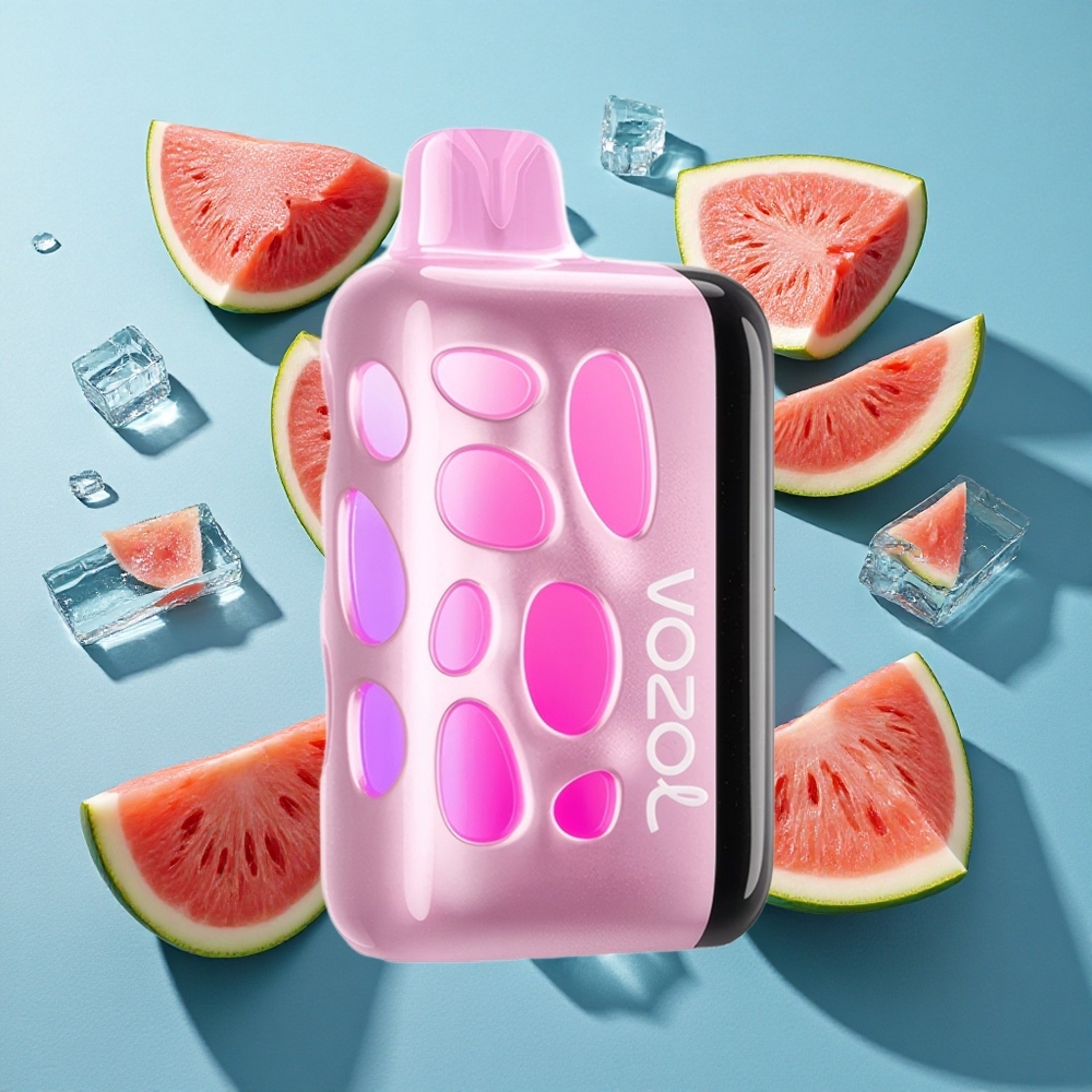 VOZOL RAVE 40000 Einweg-Vape Wassermelonen-Eis mit 1000mAh Akku und Beat-Synced Party Mode