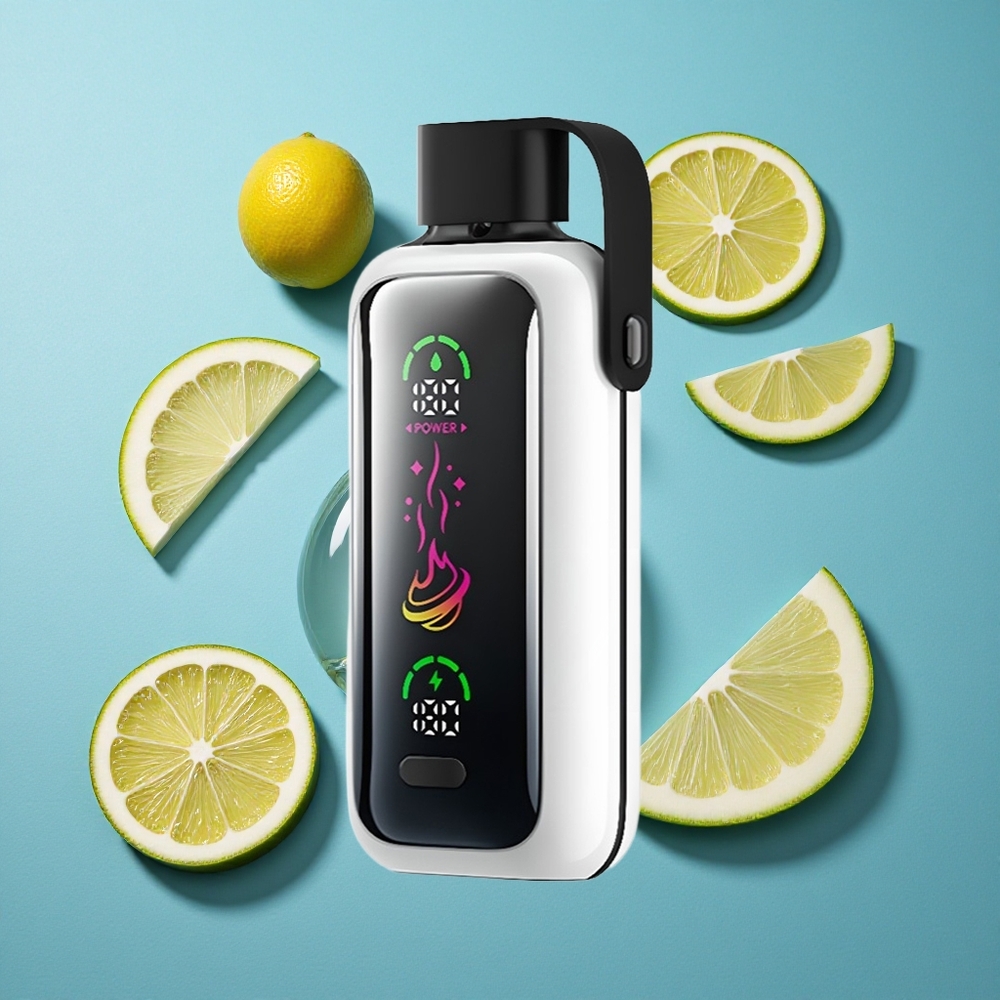 VOZOL Star 20000 Puffs Dual Mesh HD Spiegelbildschirm Zitrone